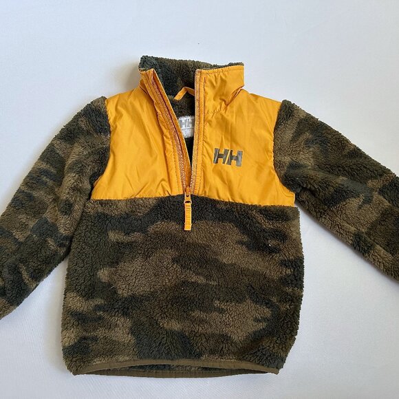 Helly Hansen Champ Half-Zip - 92/2T - Mustard - Utility green- camo - Picture 1 of 3